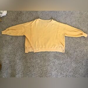 Orange American Eagle off the shoulder top/sweater